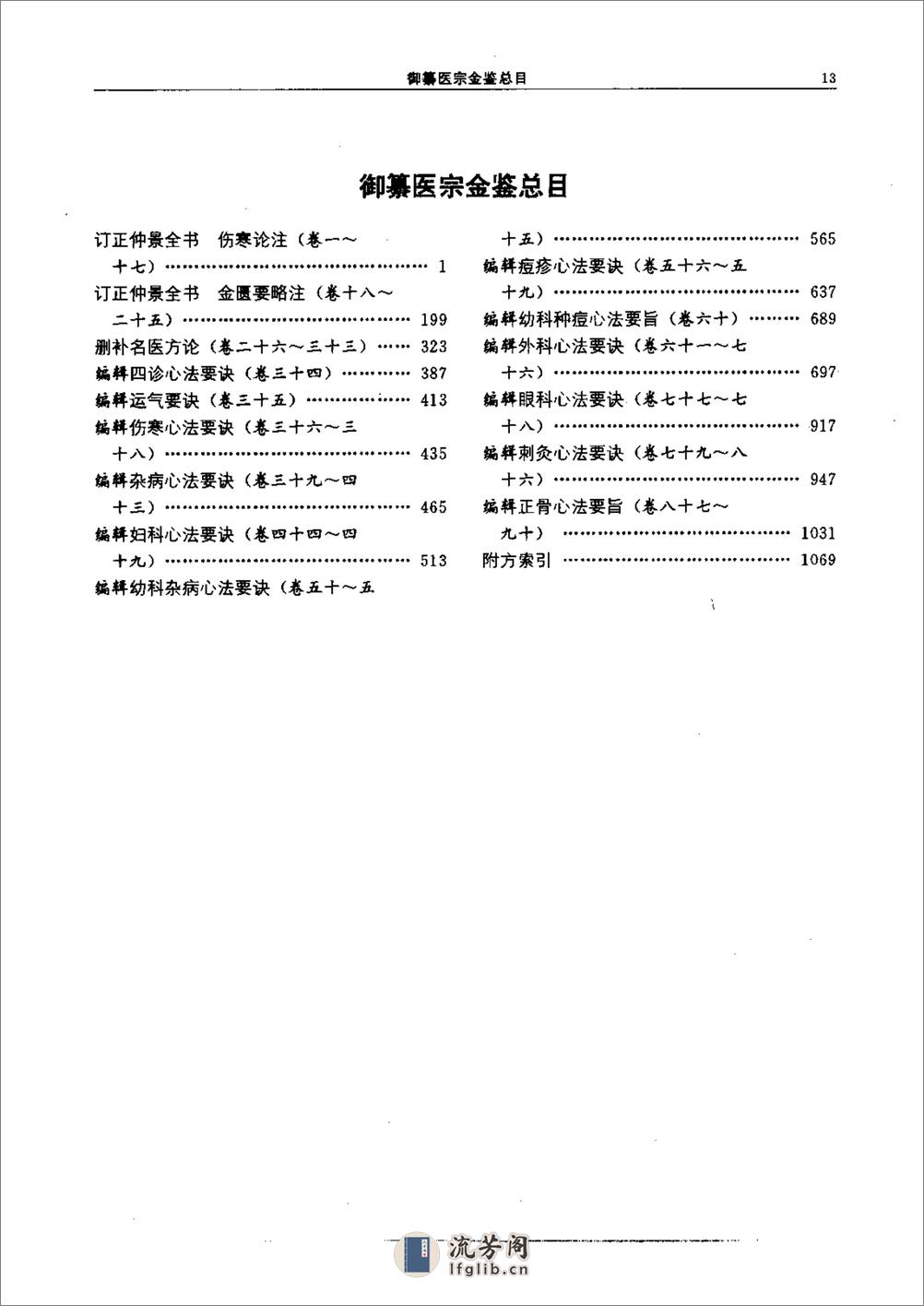 医宗金鉴-00-封面.目录 - 第15页预览图