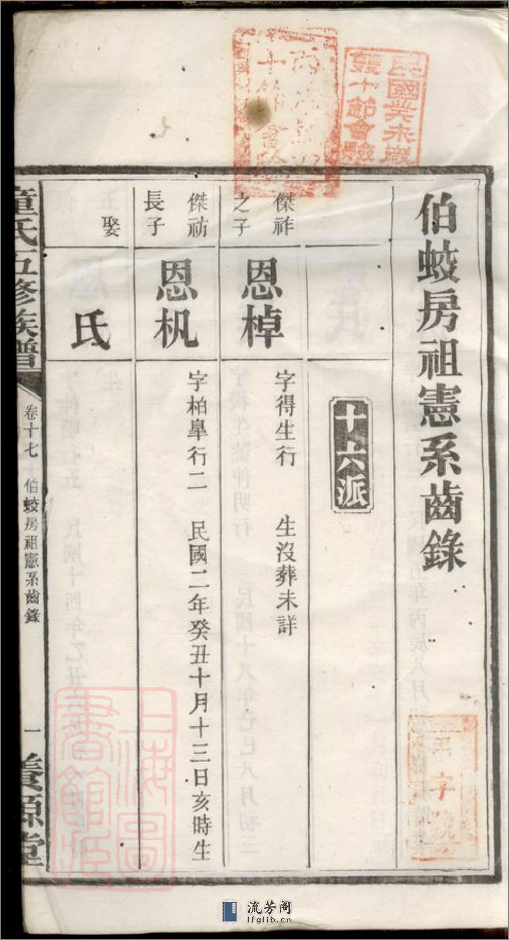 中湘双林童氏五修族谱 - 第3页预览图