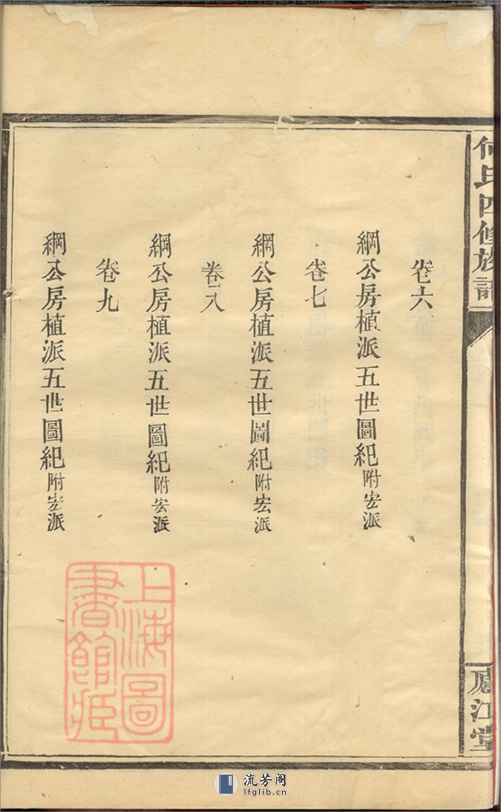 何氏四修族谱：十卷，首一卷：[湖南常德] - 第8页预览图