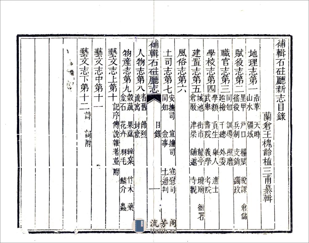 补辑石柱厅新志（道光） - 第8页预览图