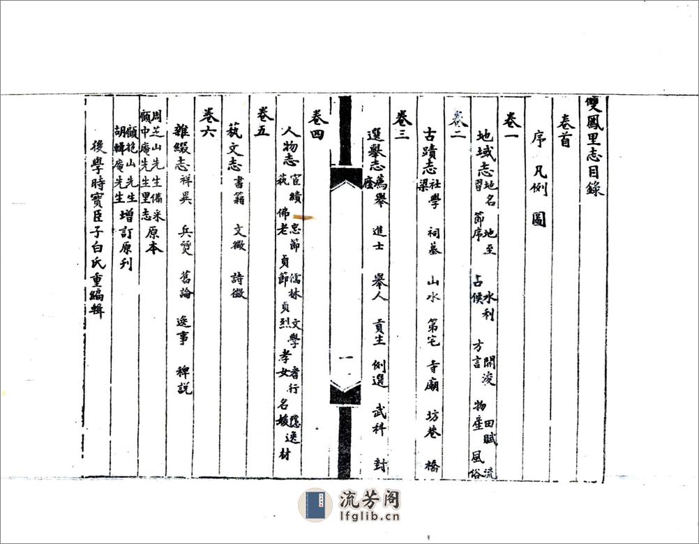 双凤里志（道光） - 第6页预览图