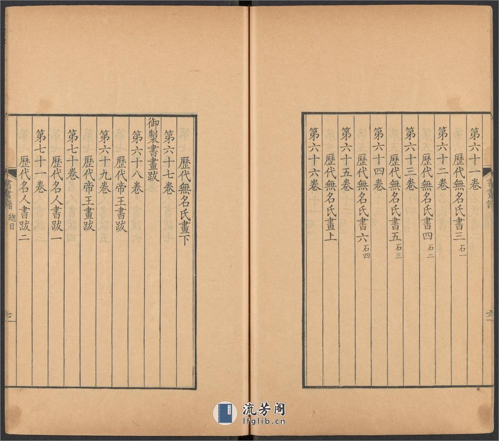佩文斋书画谱.卷01至25.总100卷.王原祁.孙岳颁等奉旨纂辑.清康熙四十七年内府刻本 - 第17页预览图