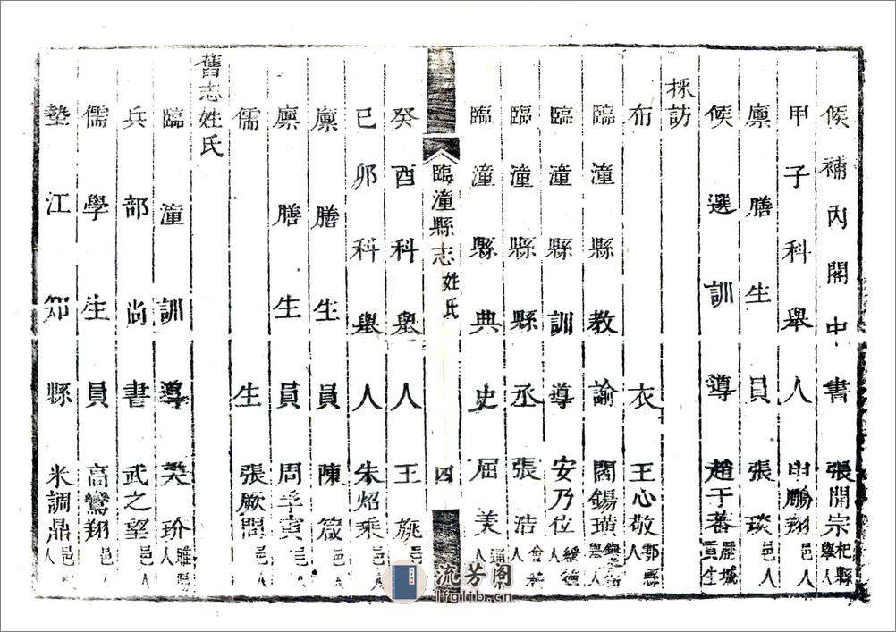 临潼县志（康熙） - 第5页预览图