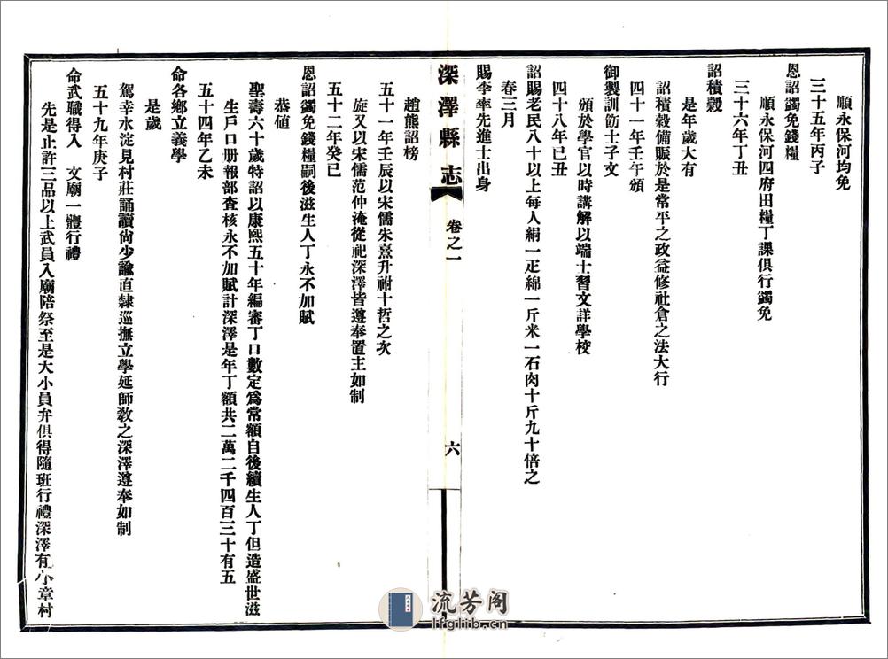 深泽县志（咸丰民国铅印本） - 第13页预览图