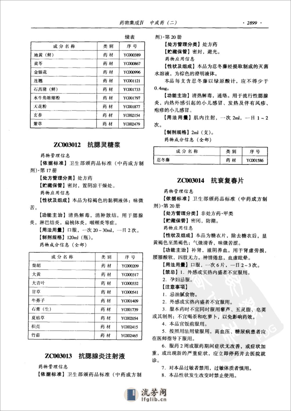 药物集成【IV】中成药（二）梁安鹏.李玉龙 - 第11页预览图