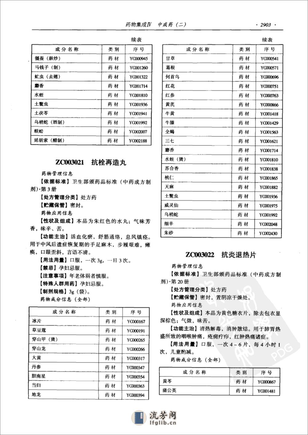 药物集成【IV】中成药（二）梁安鹏.李玉龙 - 第15页预览图