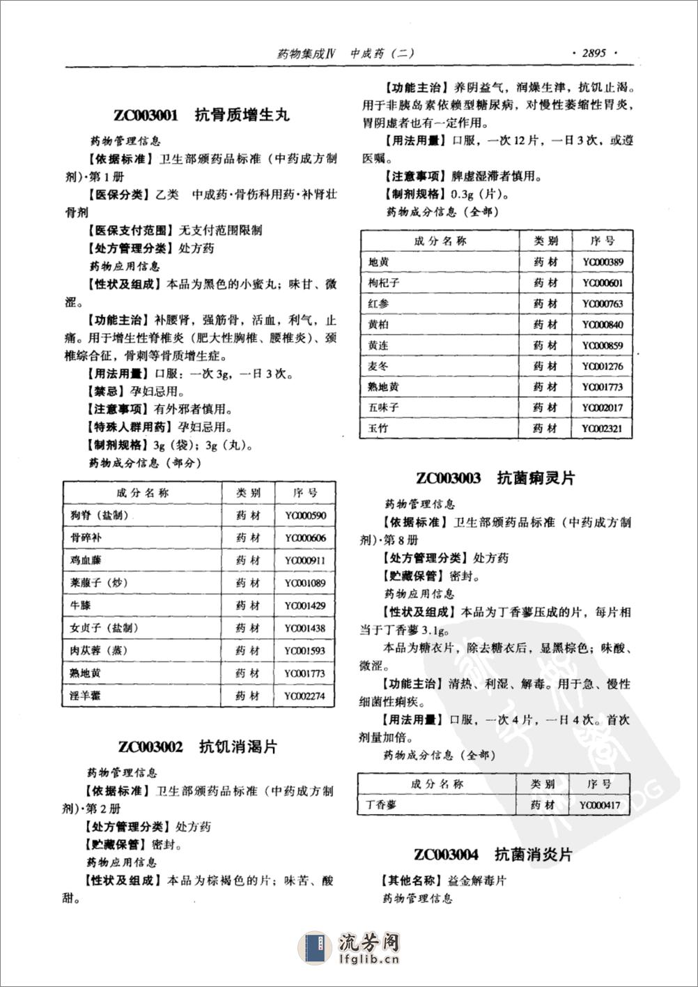 药物集成【IV】中成药（二）梁安鹏.李玉龙 - 第7页预览图