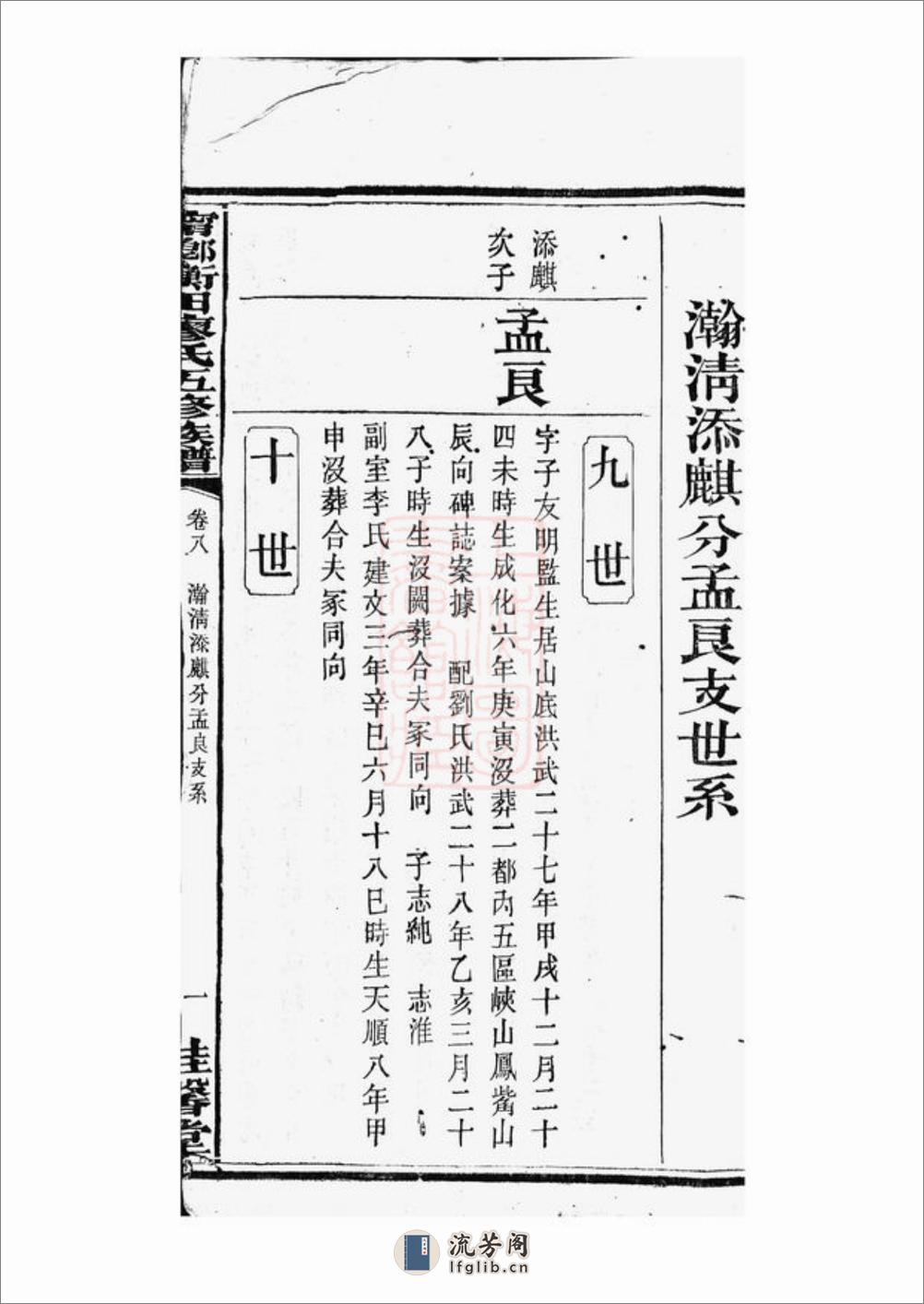 宁乡衡田廖氏五修族谱 - 第11页预览图