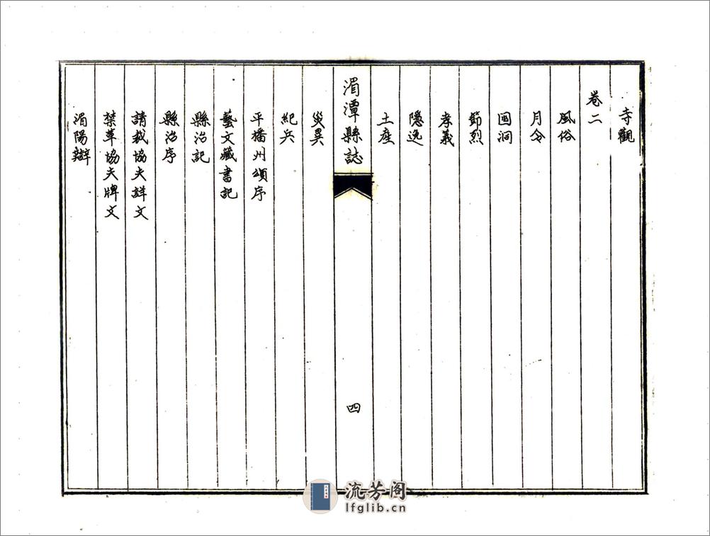 湄潭县志（康熙油印本） - 第8页预览图