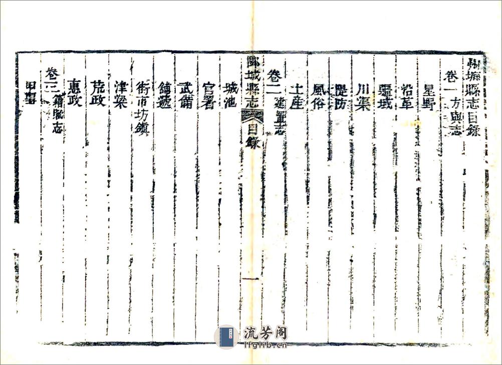 郾城县志（乾隆） - 第20页预览图