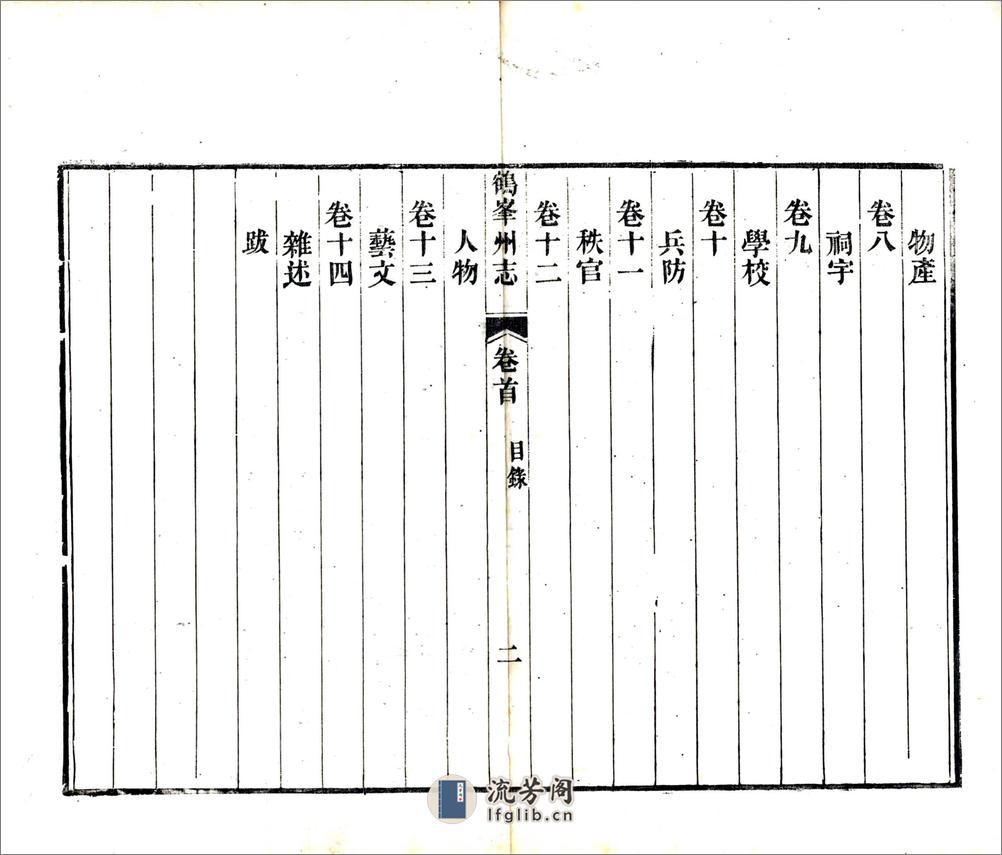 鹤峰州志（道光） - 第16页预览图