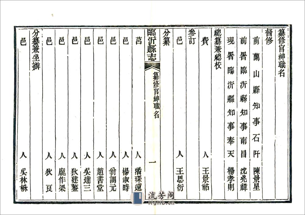 临沂县志（民国6年刻本） - 第14页预览图