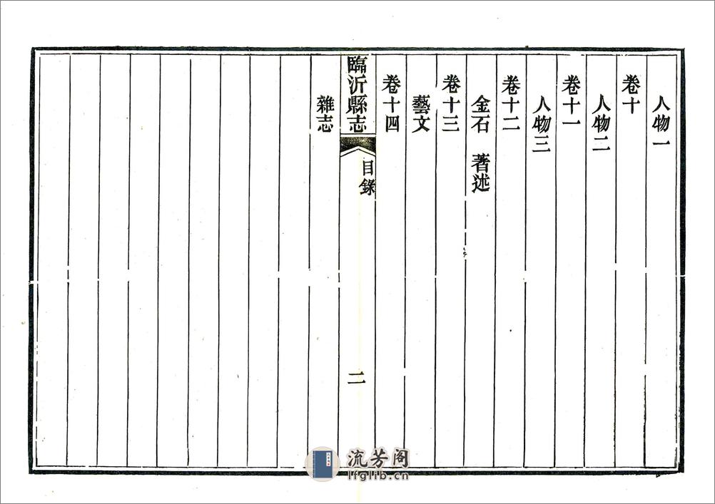 临沂县志（民国6年刻本） - 第17页预览图