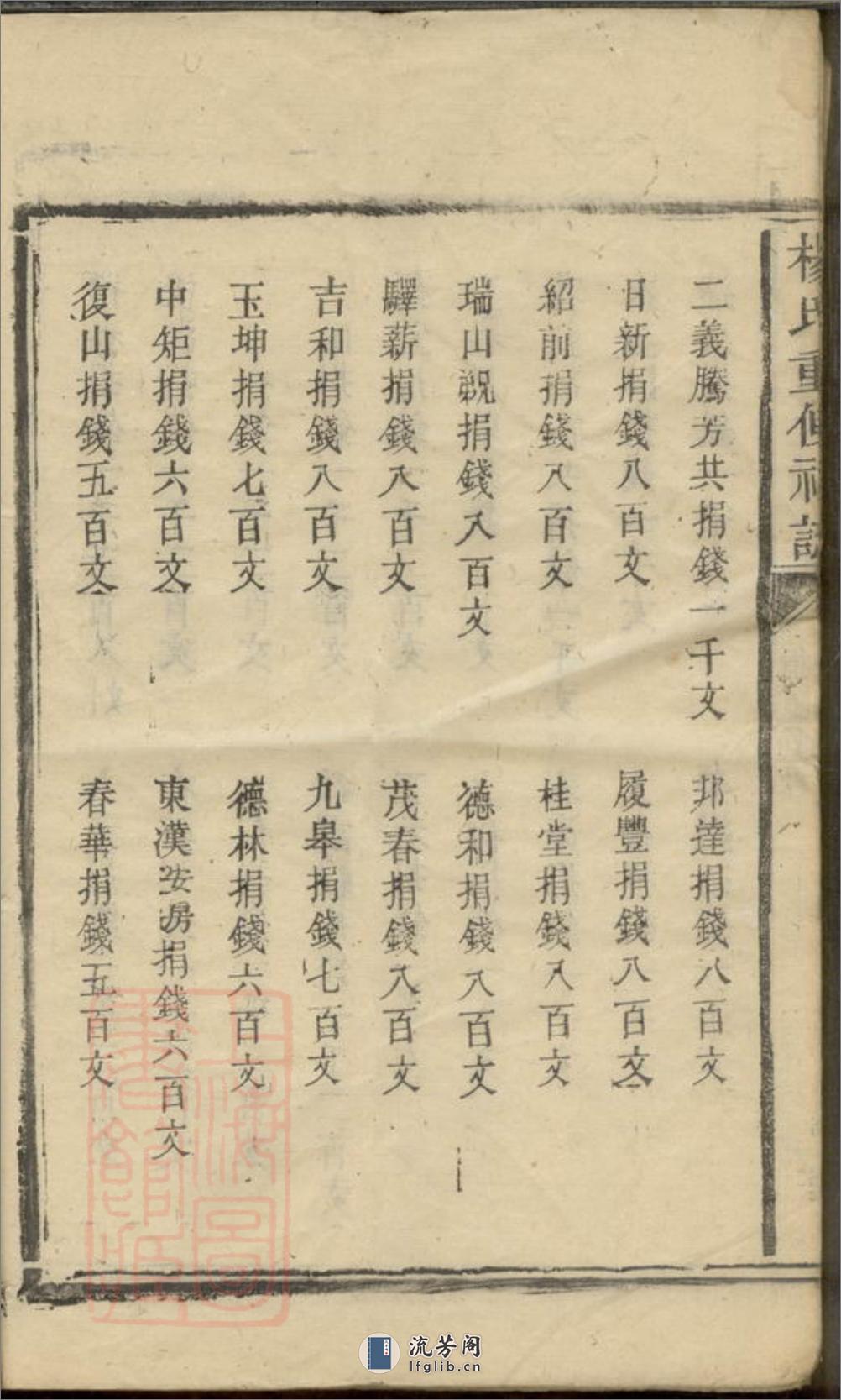 杨氏重修祠志：一卷：[宁乡] - 第17页预览图