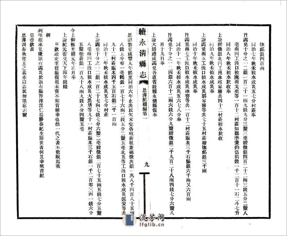 续永清县志（光绪民国铅印本） - 第17页预览图