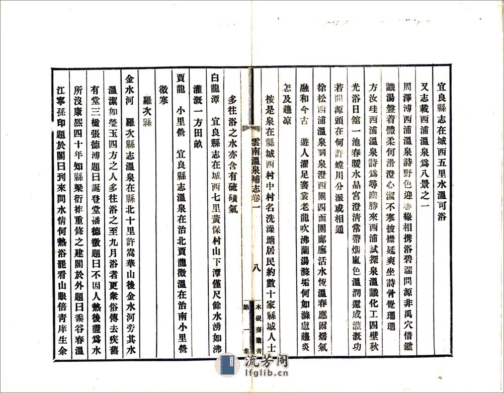 云南温泉志补（民国） - 第15页预览图