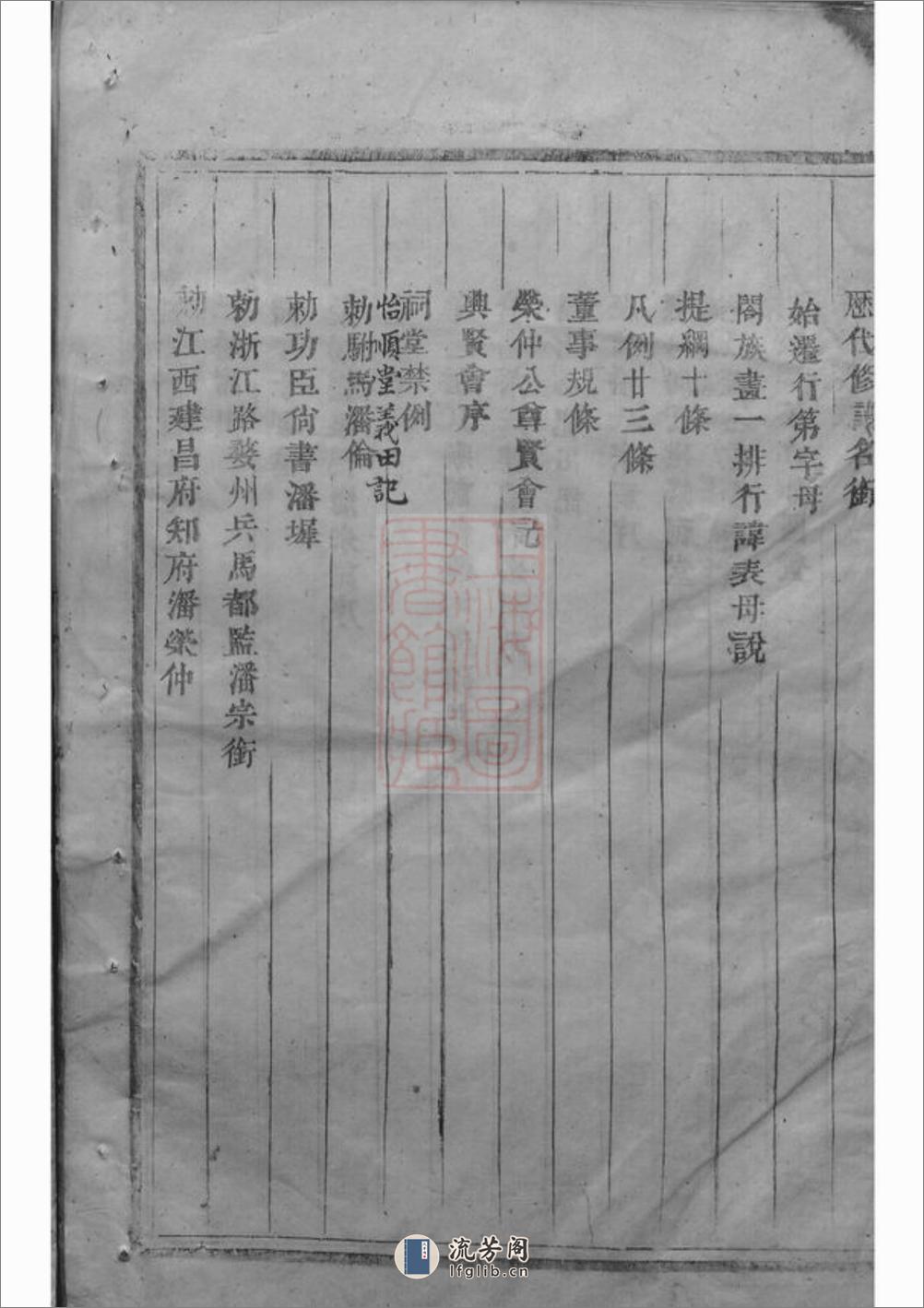 华牆潘氏宗谱：十四卷：[浦江] - 第19页预览图