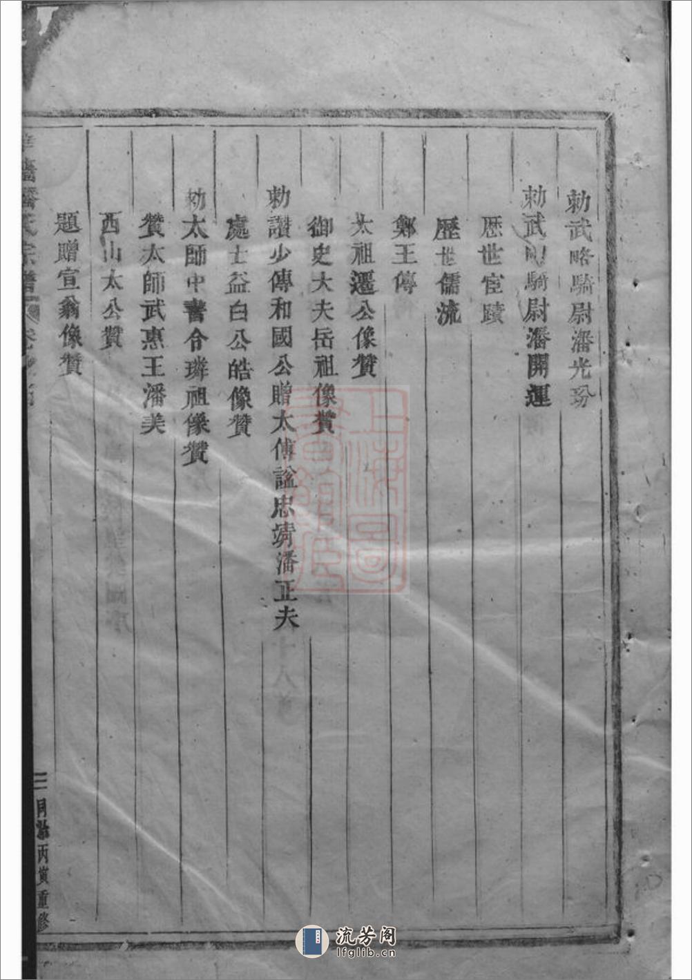 华牆潘氏宗谱：十四卷：[浦江] - 第20页预览图