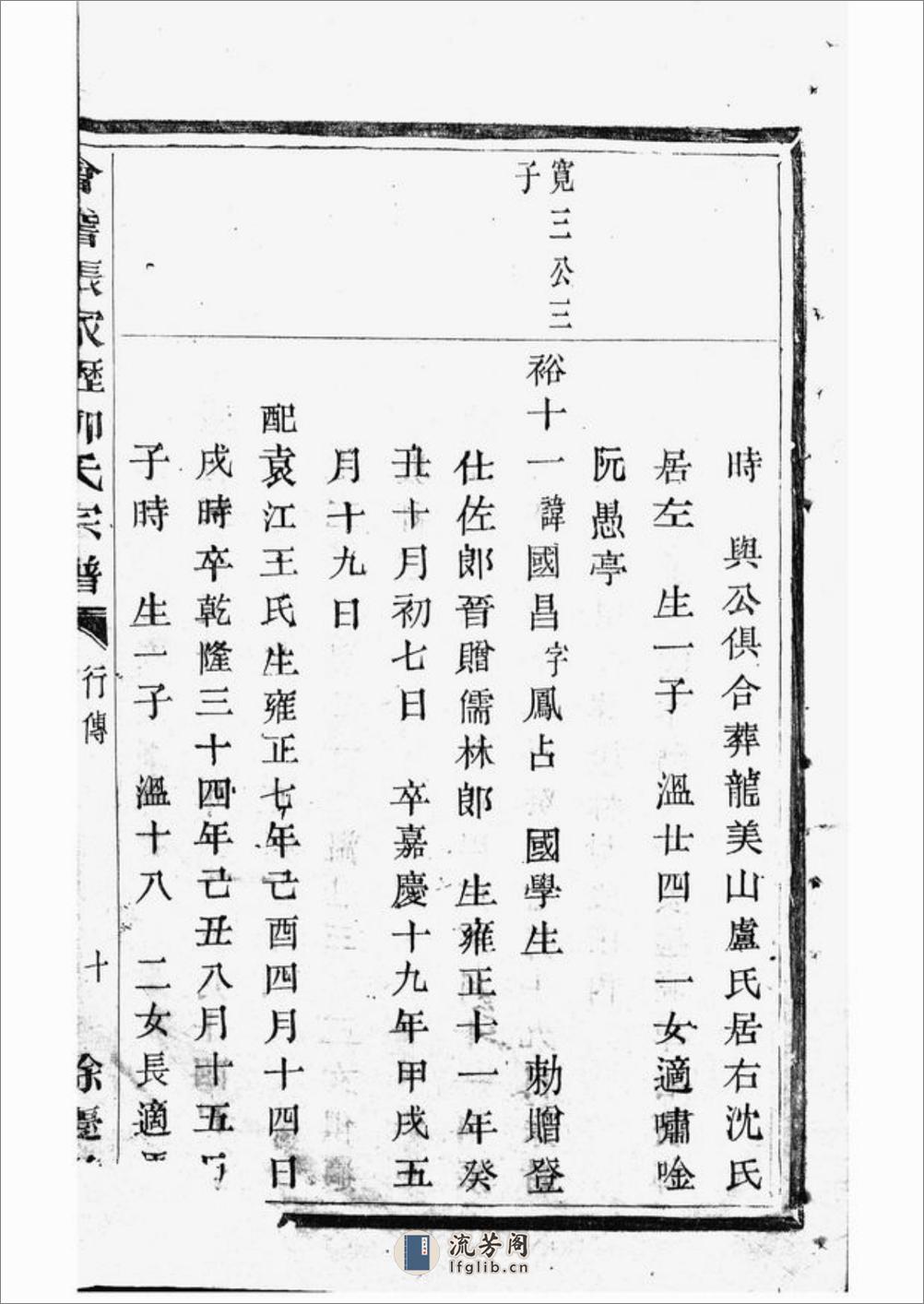 会稽张家沥柳氏宗谱 - 第20页预览图