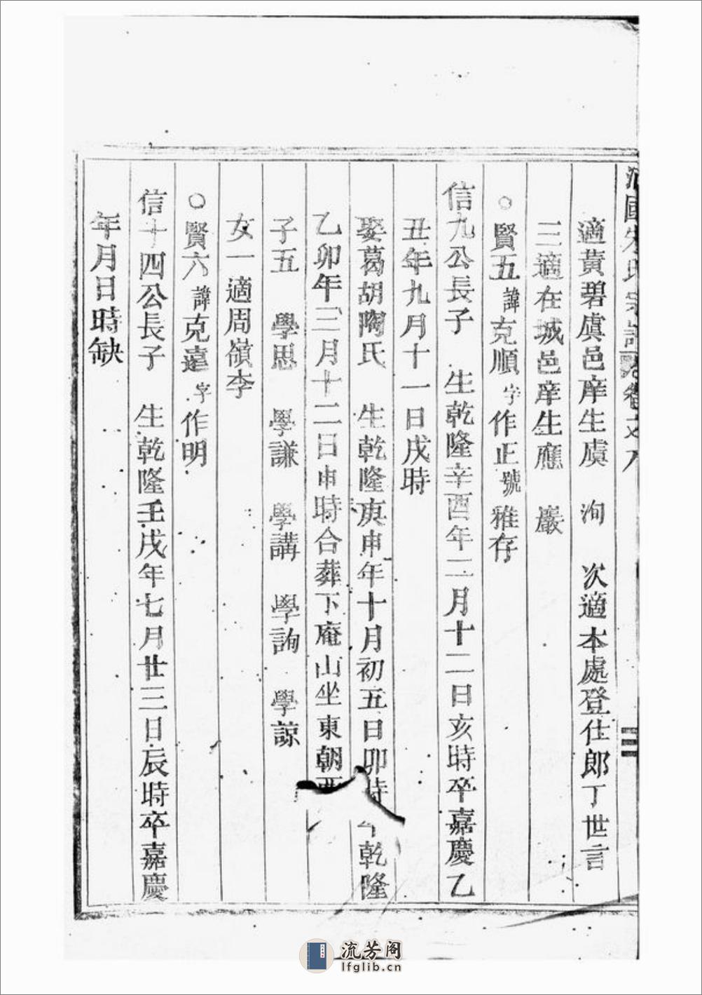 沛国郡新建朱氏宗谱：[缙云] - 第5页预览图