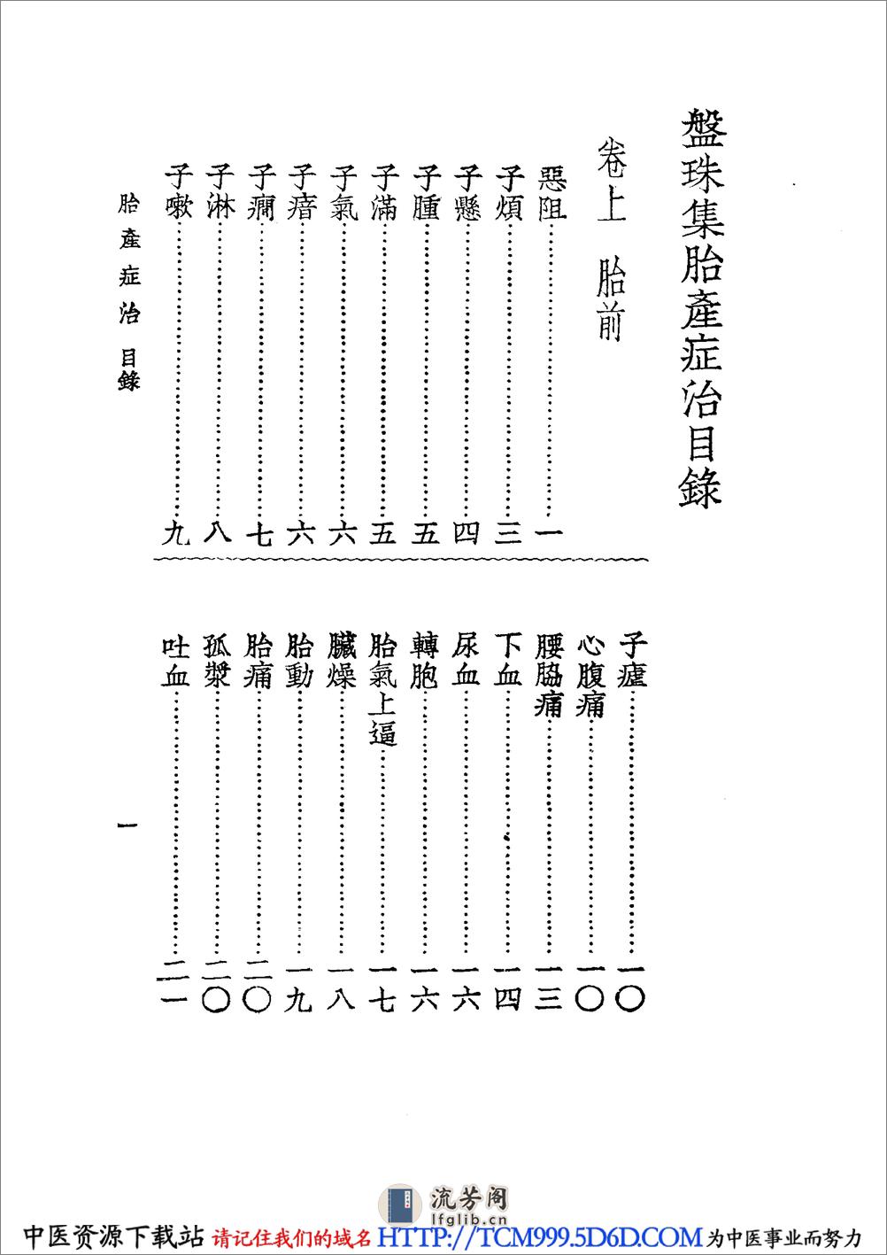 中国医学大成.27.盘珠集胎产证治 - 第12页预览图