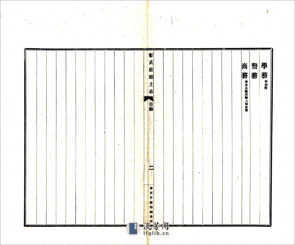 彰武县乡土志（光绪） - 第3页预览图