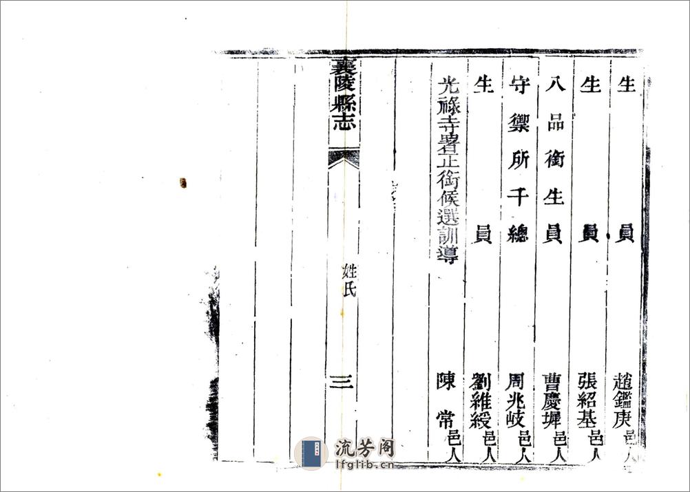 襄陵县志（光绪） - 第11页预览图