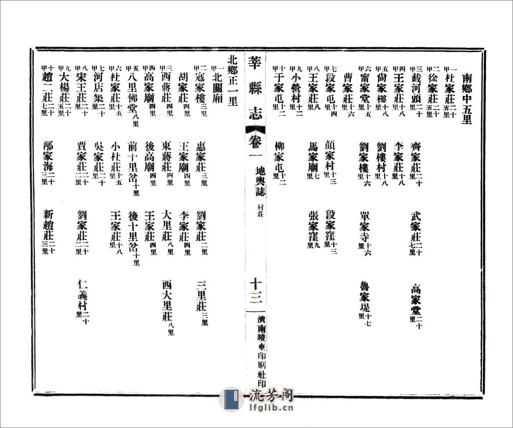 莘县志（民国） - 第13页预览图