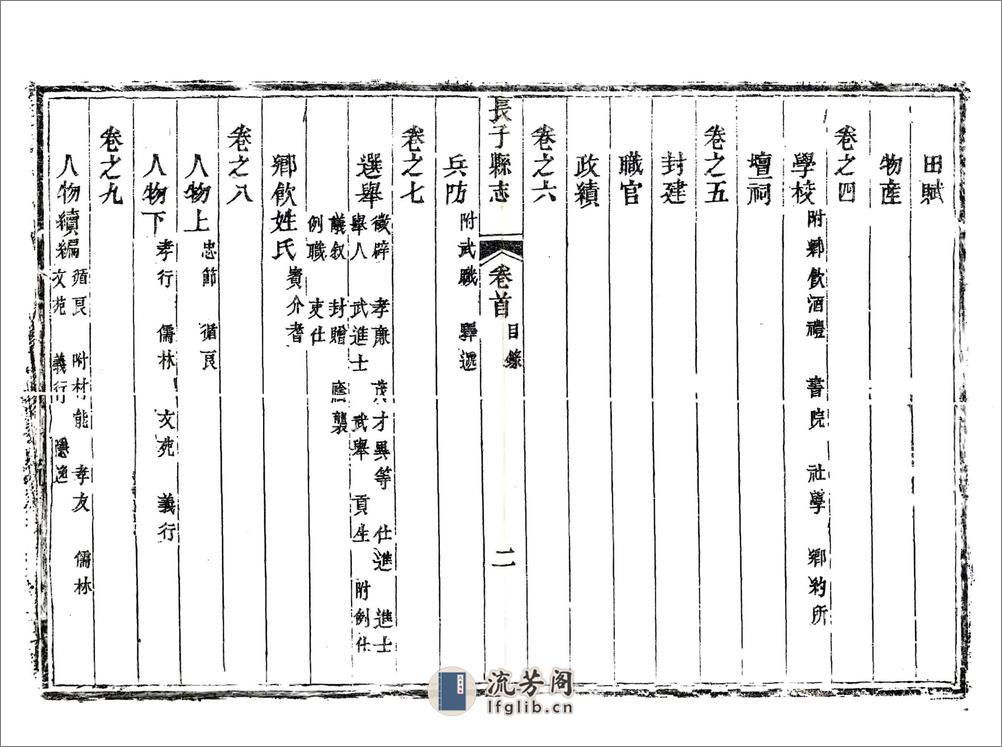 长子县志（嘉庆） - 第3页预览图