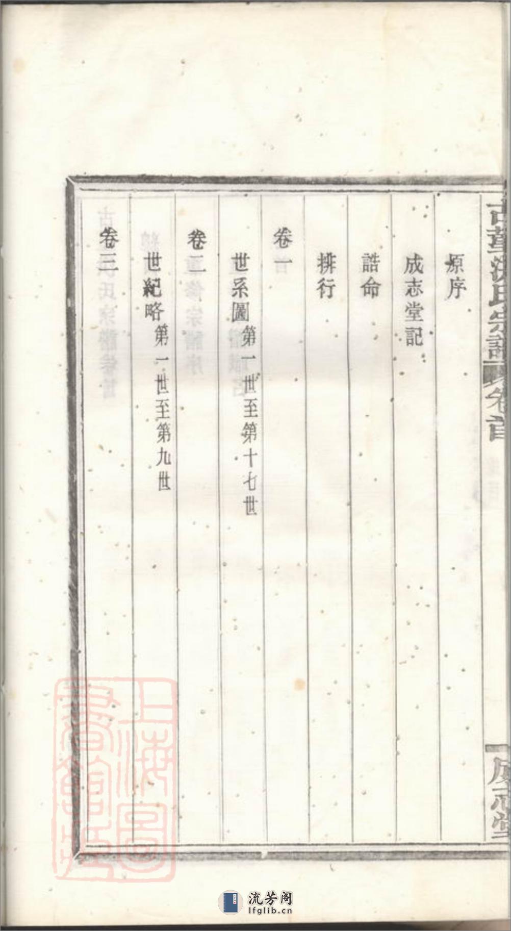 古堇洪氏宗谱：九卷，首一卷，末一卷：[鄞县] - 第14页预览图