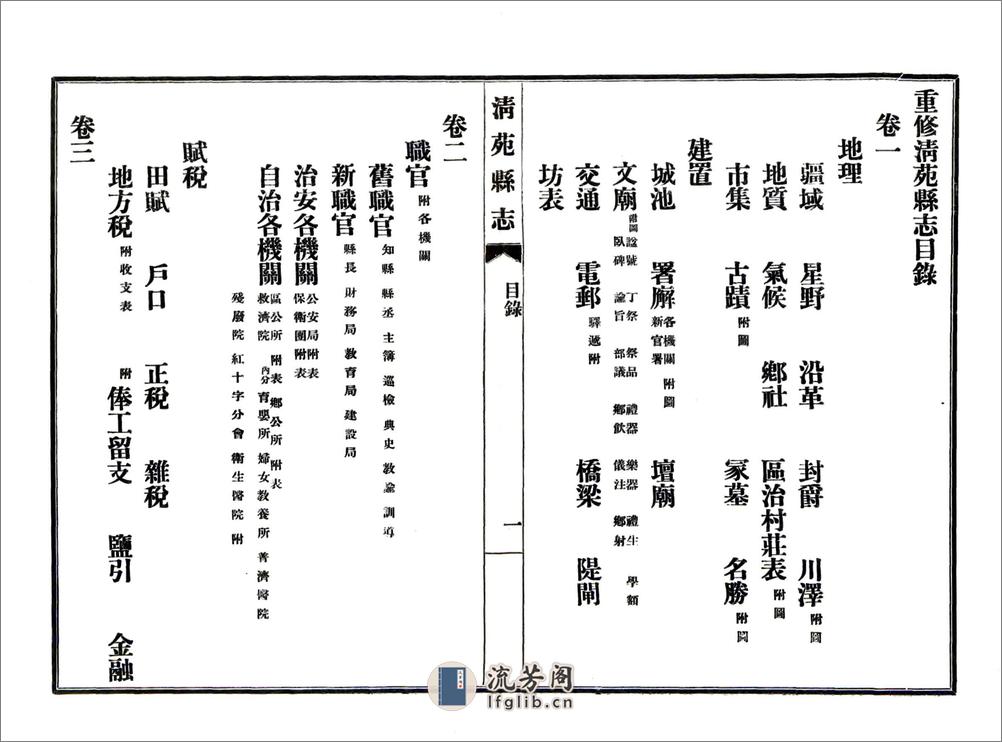 清苑县志（民国） - 第9页预览图