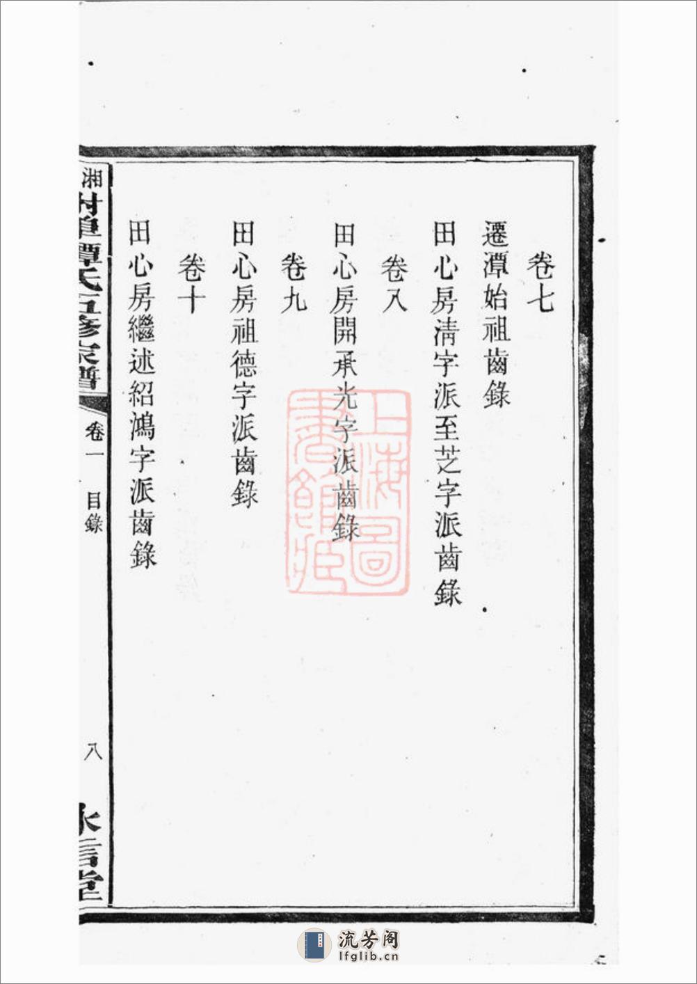 湘潭射埠谭氏五修家谱：二十四卷 - 第19页预览图