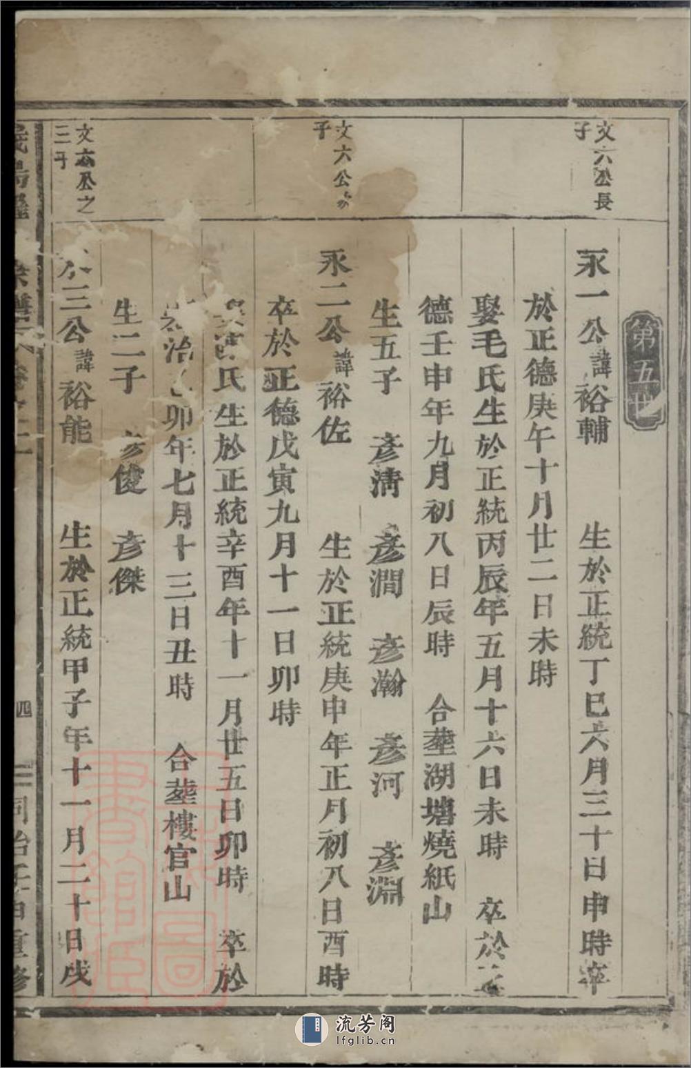 义乌罗氏宗谱 - 第9页预览图