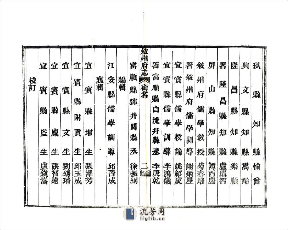 叙州府志（光绪） - 第10页预览图