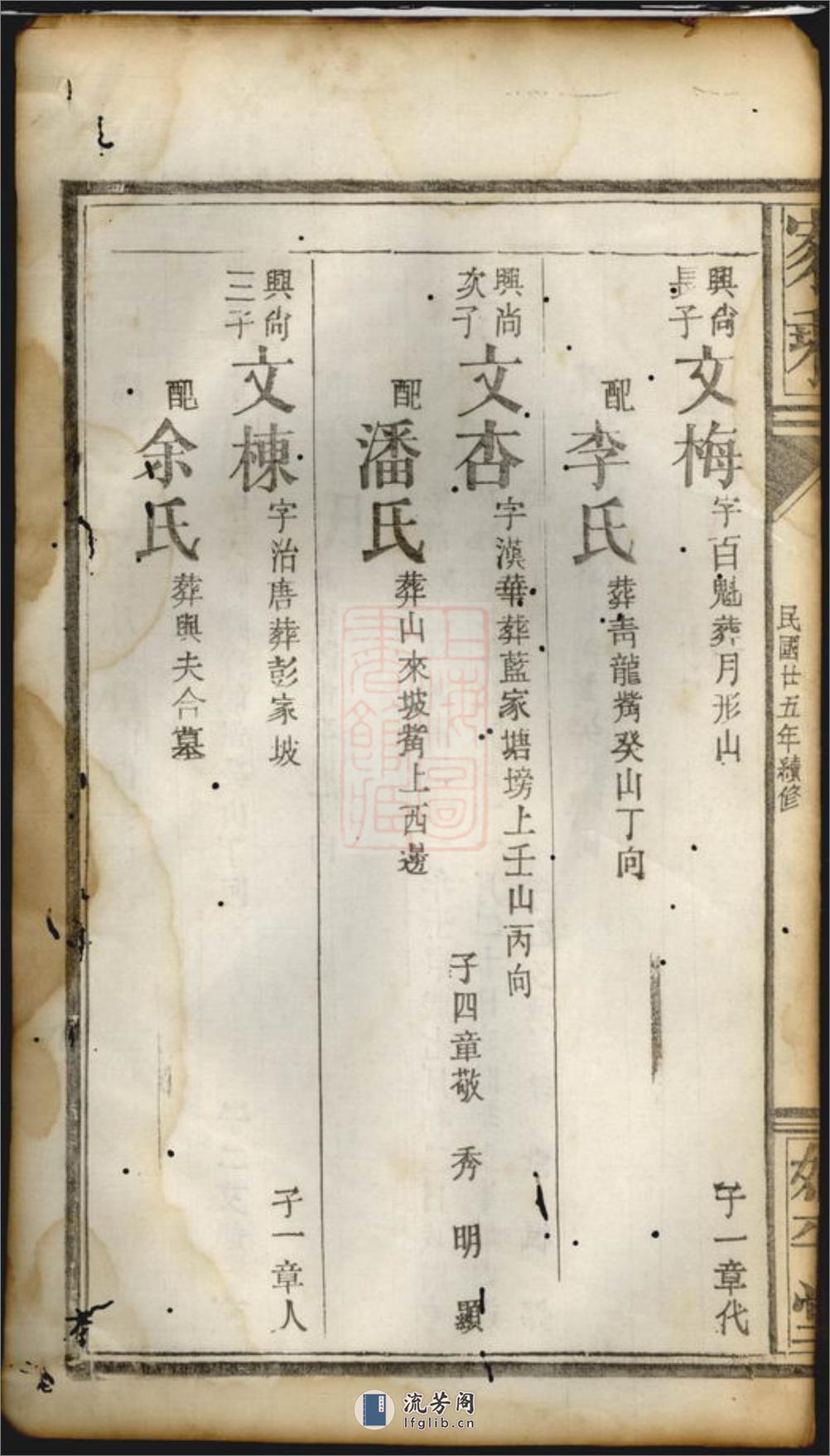 岳阳冯氏族谱 - 第20页预览图