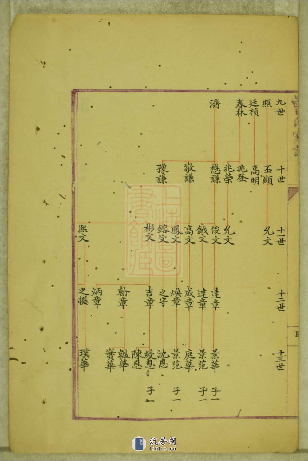 虞阳曾氏谱稿：不分卷：[常熟] - 第12页预览图