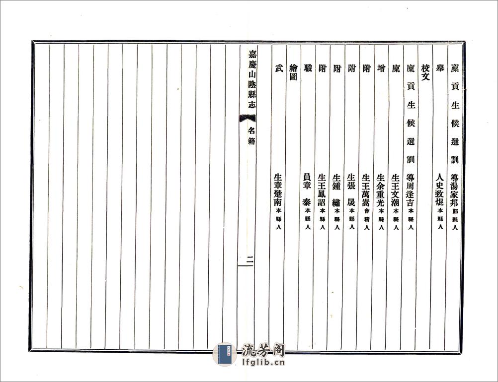 山阴县志（嘉庆民国铅印本） - 第4页预览图