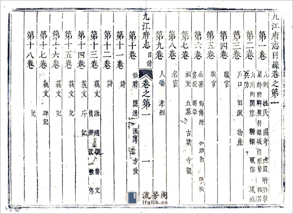 九江府志（康熙） - 第19页预览图