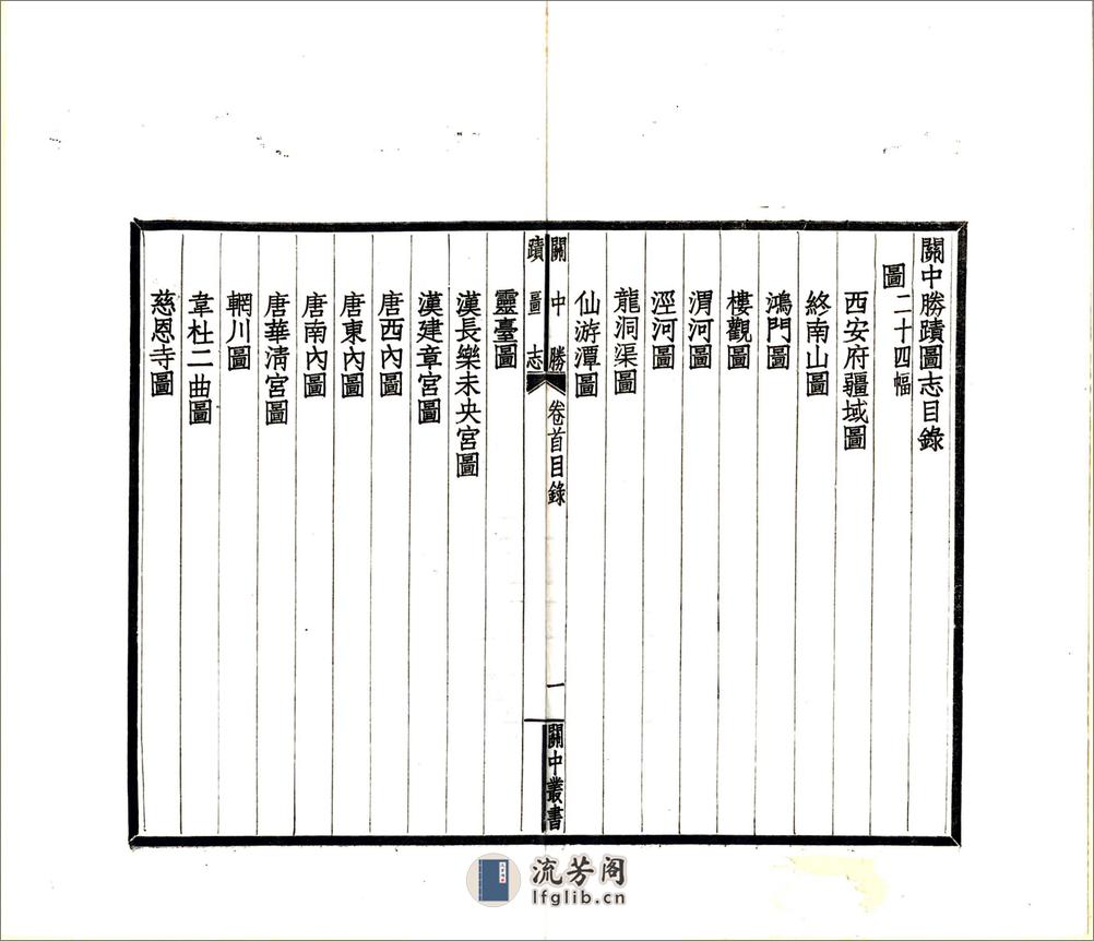 关中胜迹图志（乾隆） - 第6页预览图