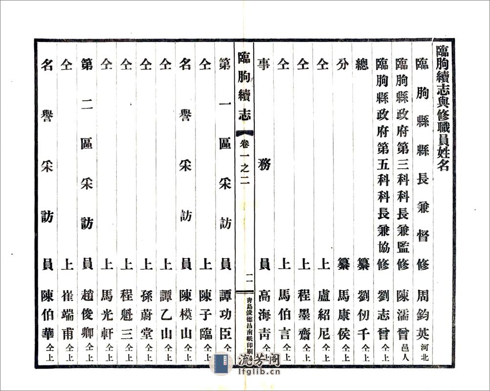 临朐续志（民国） - 第13页预览图