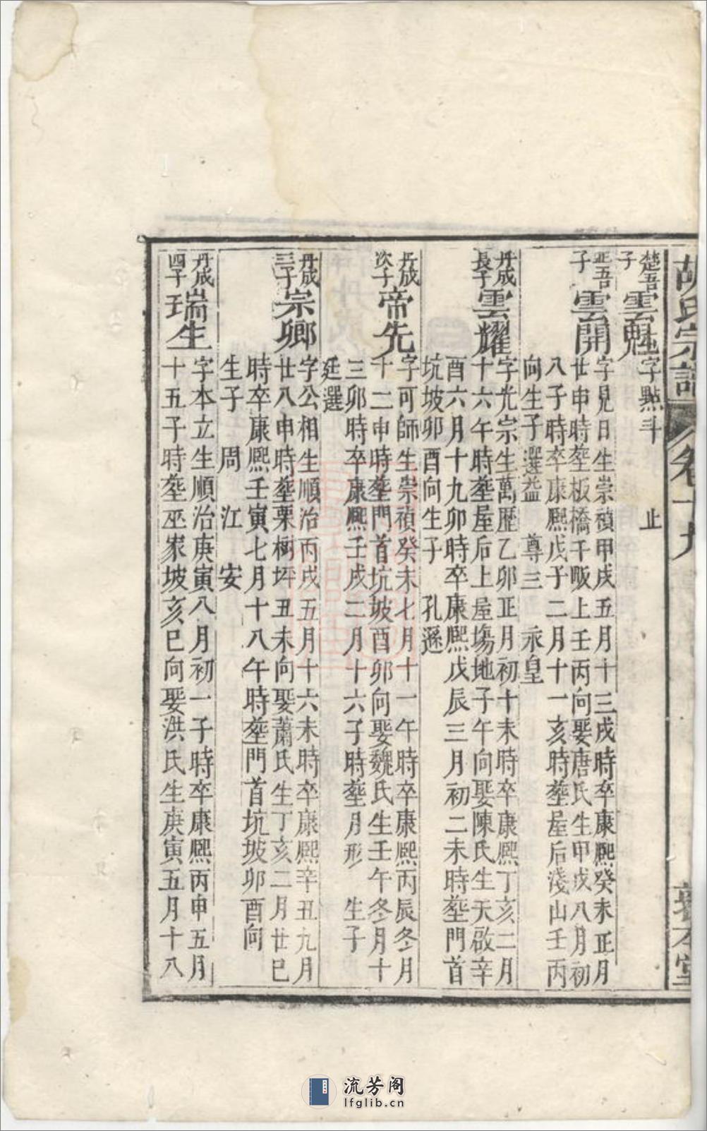 临湘胡氏重修宗谱 - 第19页预览图