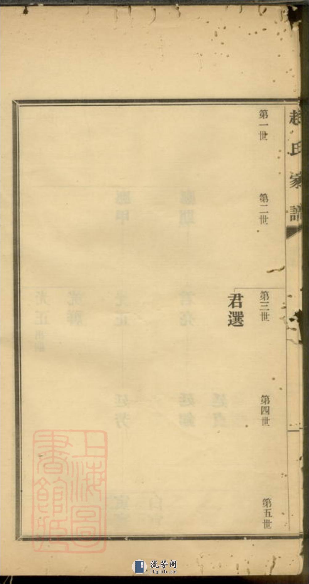 凤观里赵氏家谱：不分卷：[常州] - 第10页预览图