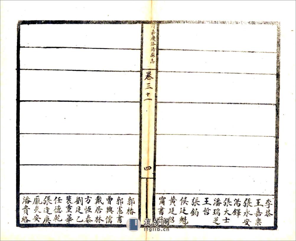 洛阳县志（嘉庆民国石印本）卷31-60 - 第4页预览图