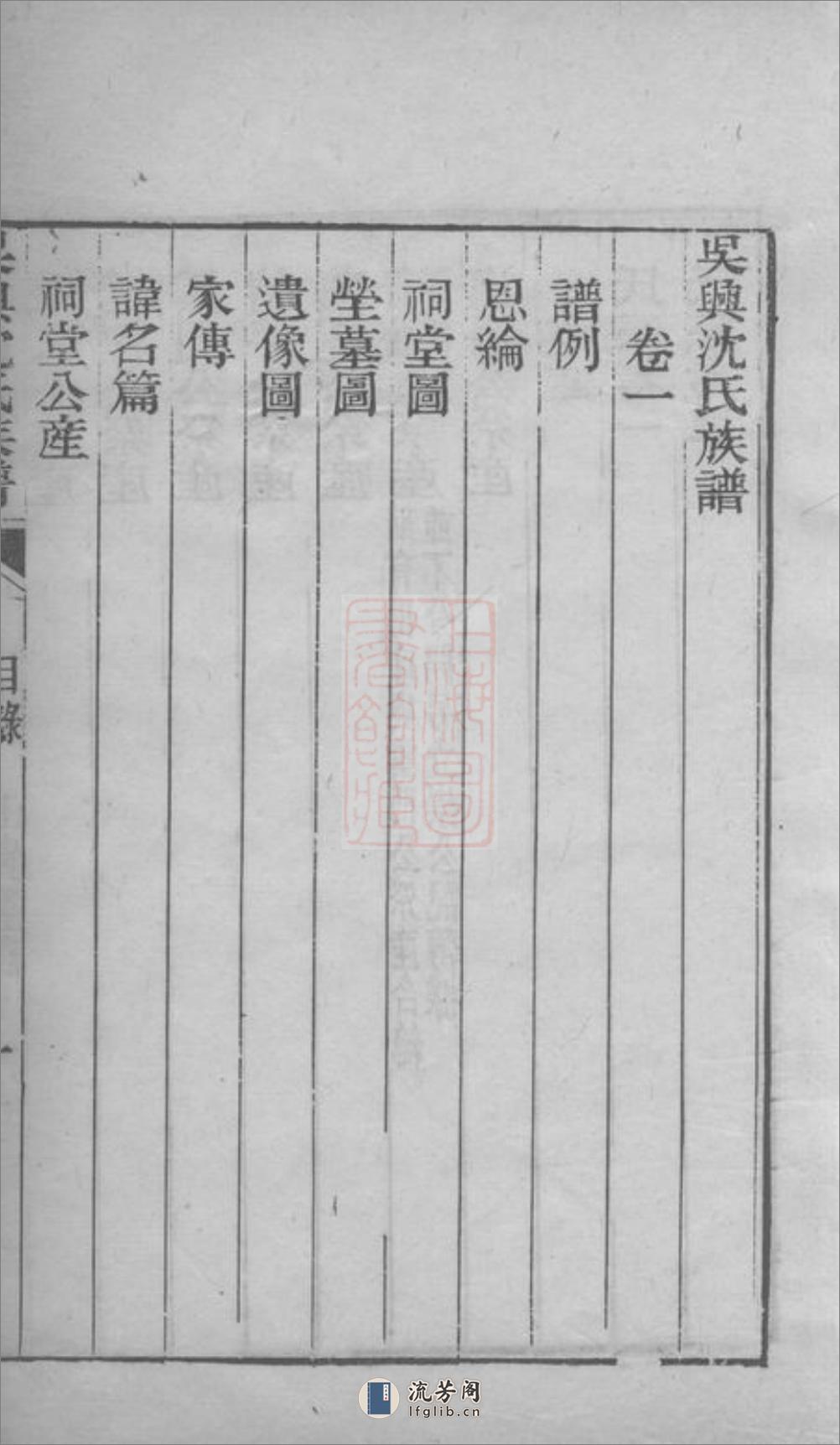 吴兴沈氏族谱：三卷 - 第16页预览图