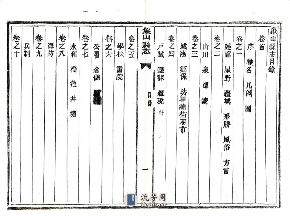 象山县志（道光民国活字本） - 第6页预览图