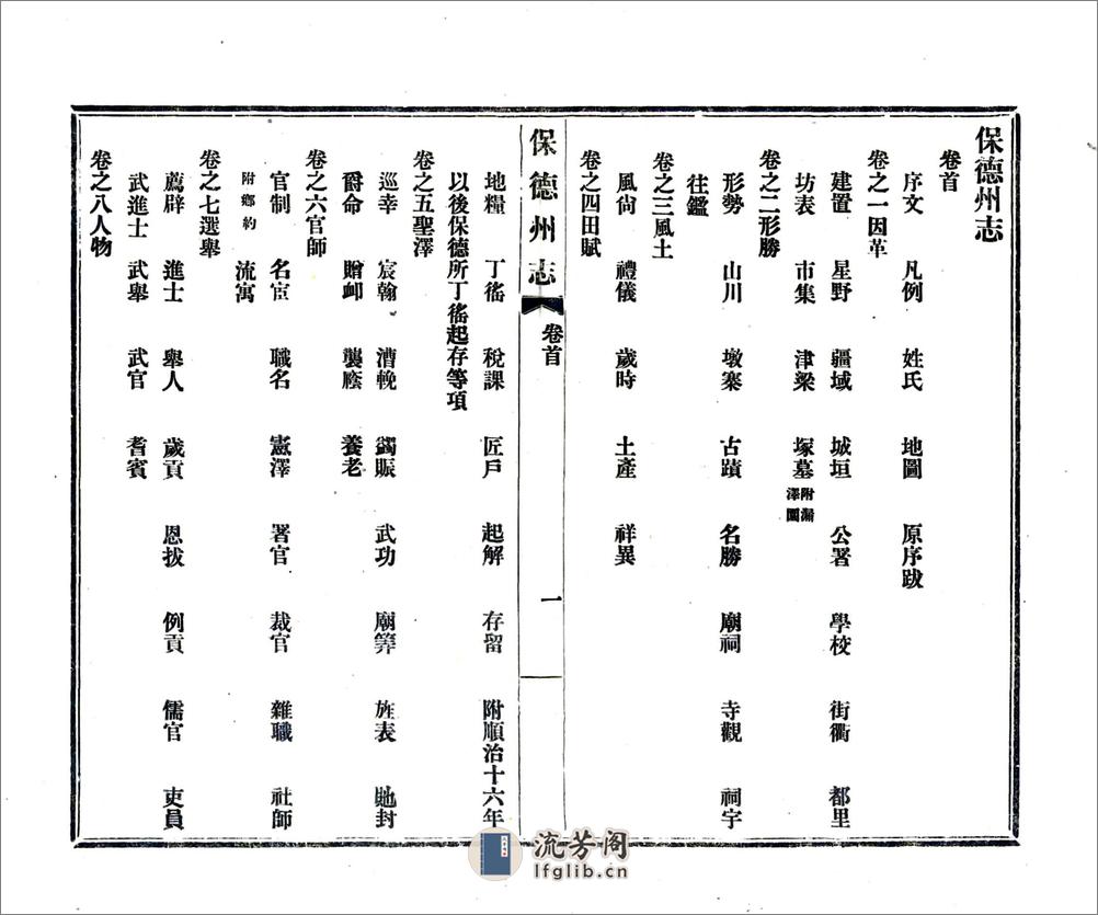 保德州志（康熙） - 第11页预览图