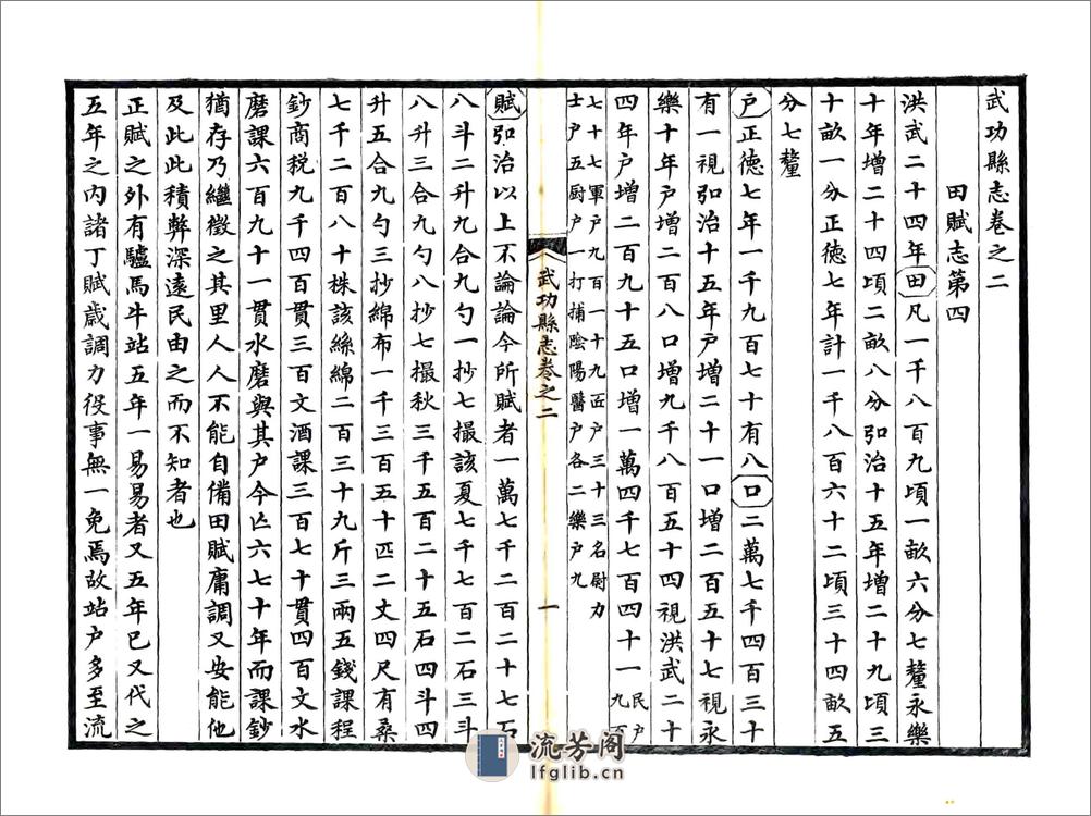 武功县志（正德道光8年风满楼刻本） - 第16页预览图