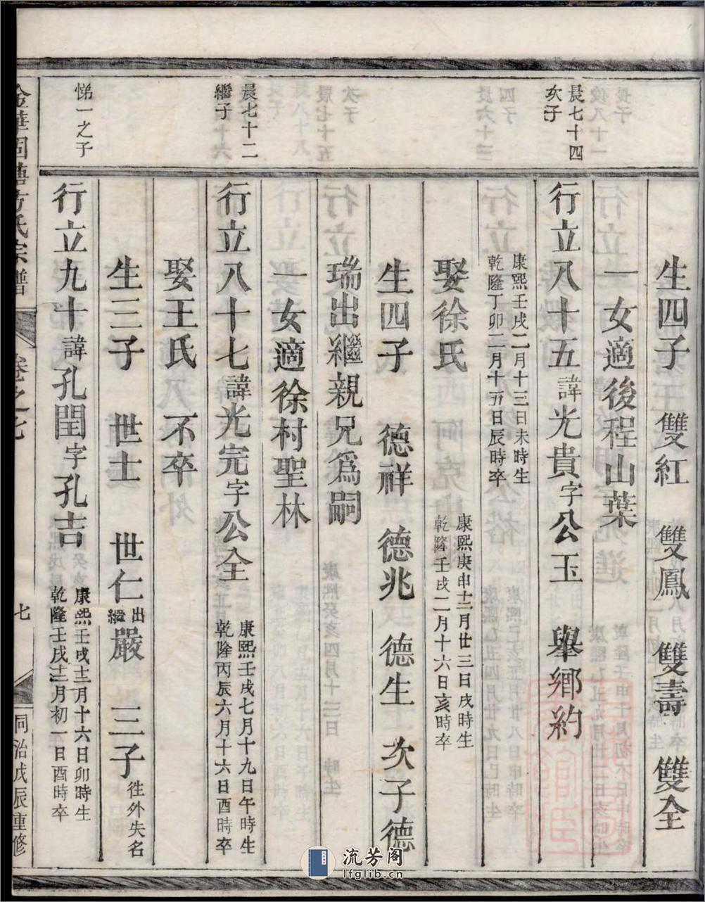 金华固塘方氏宗谱 - 第13页预览图