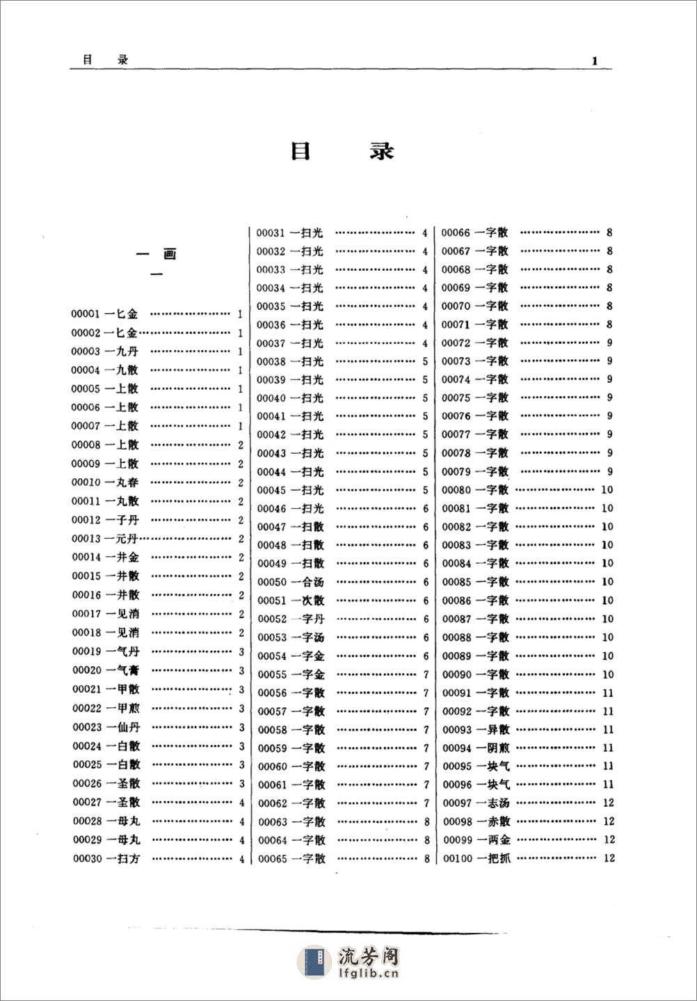 中医方剂大辞典（第1册） - 第11页预览图