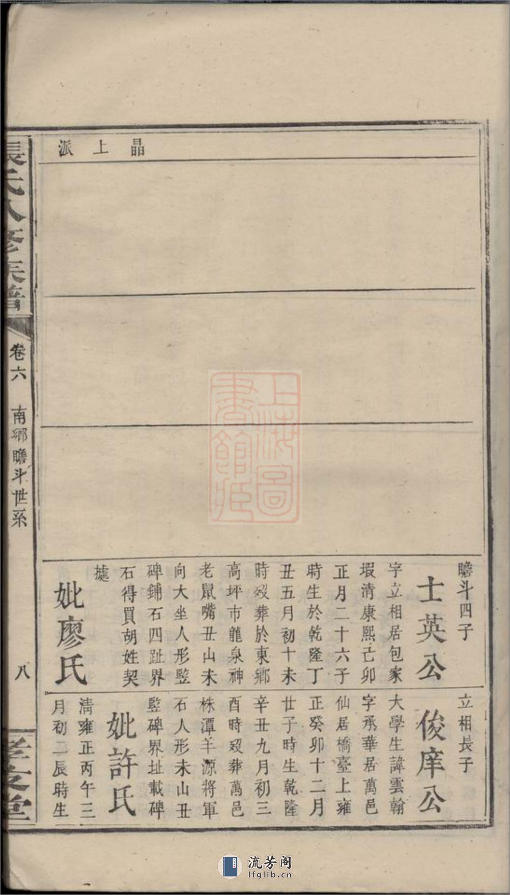 张氏八修族谱 - 第16页预览图